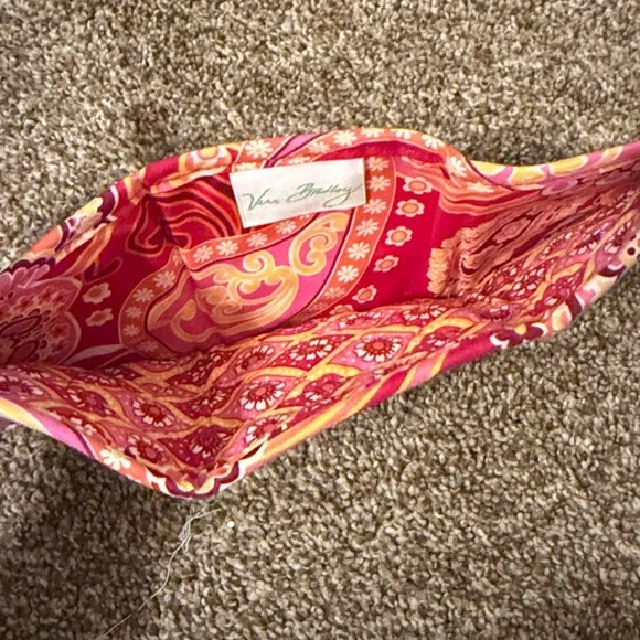 Vera Bradley Retired Raspberry Fizz Quilted Trifold Wallet Y2K Vintage Boho —D - Picture 4 of 5